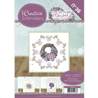 CB10036 Creative Embroidery 36 - Yvonne Creations - Stylish Flowers