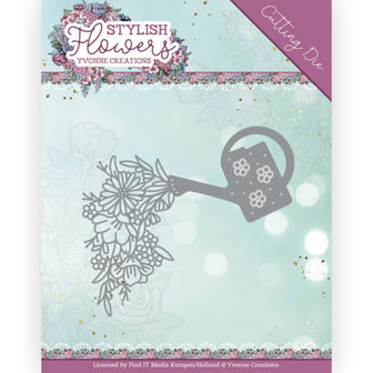 YCD10268 Dies - Yvonne Creations - Stylisch Flowers - Watering Can