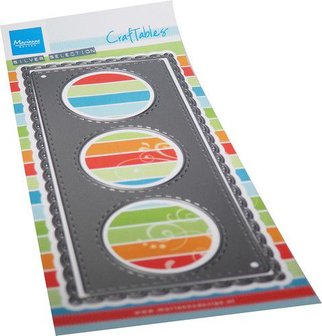 Marianne D Craftable Slimline 3 cirkels CR1584 110x260mm (04-22)