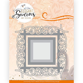 ADD10269 Dies - Amy Design - Elegant Swans - Elegant Frame