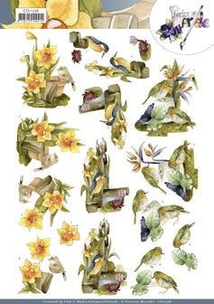 CD11778 3D Cutting Sheet - Precious Marieke - Birds