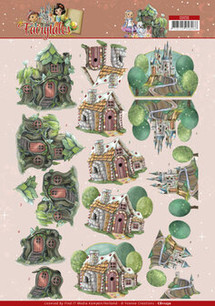 CD11230 3D Cutting Sheet - Yvonne Creations - Fairytale Houses
