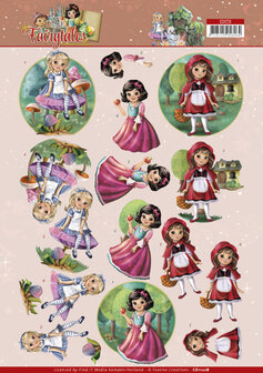 CD11228 3D Cutting Sheet - Yvonne Creations - Fairytale Princesses