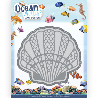 ADD10272 Dies - Amy Design &ndash; Ocean Wonders - Shell