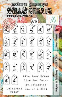 AALL & Create Stamp Tagged Alphabet AALL-TP-718 14,6x20cm (07-22)