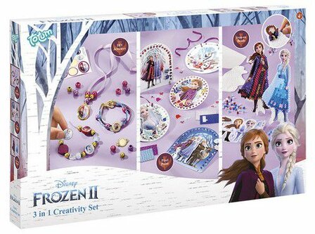 Totum kinder hobbyset Frozen 2 - 3 in 1 creativity set 682092
