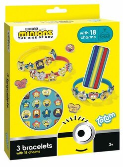 Totum kinder hobbyset Minions bracelets and charms 710108 15x18x2,5cm