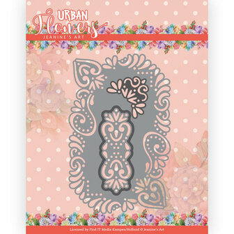 JAD10164 Dies - Jeanine&#039;s Art - Urban Flowers - Urban Rectangle