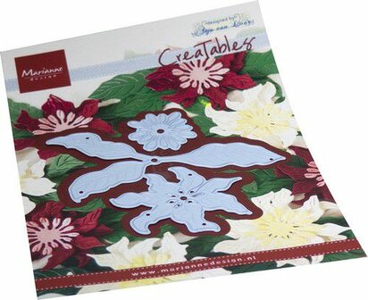 Marianne D Creatable Anja&#039;s Poinsettia LR0779 110x160mm (09-22)