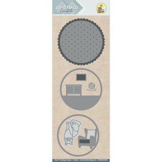 CDEBAS10006 Card Deco Essentials - Build a Scene Dies - Cat
