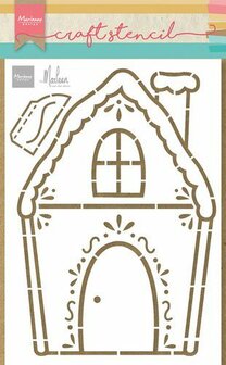 Marianne Design Craft Stencil - Peperkoekhuisje van Marleen PS8132 A5 (10-22)