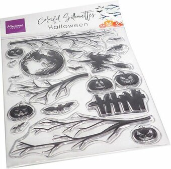 Marianne Design Clear Stamps colourfull silhouettes - Halloween CS1111 115x185mm (10-22)