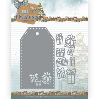 YCD10292 Dies - Yvonne Creations - A Gift for Christmas - Christmas Gift Label