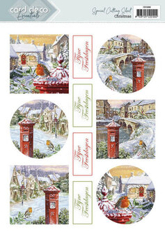 CD11892 3D Cutting Sheets - Card Deco Essentials - Christmas - Dutch