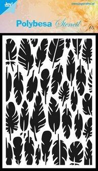 Joy! Crafts Maskstencil - Veren achtergrond A5 (11-22)