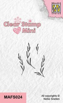 Nellie's Choice Clear Stamp mini Wilgentak MAFS024 9,5x19mm (11-22)