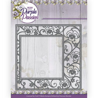 PM10243 Dies - Precious Marieke - Purple Passion - Passion Square