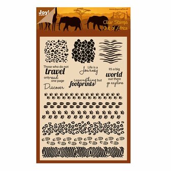 6410-0435 Joy! Crafts Clear Stamp Dierenprint