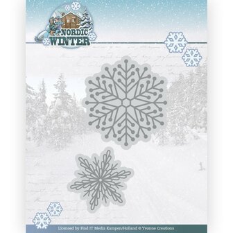YCD10296 Dies - Yvonne Creations - Funky Nanna  Nordic Winter - Nordic Stars