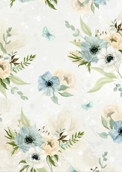 CR05-MM01 Rijstpapier - Craft&You Design A4 MORNING MIST 01
