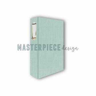 Masterpiece Memory Planner album 4x8 - Linnen Turqoise 6-rings MP202035 Linen (02-23)