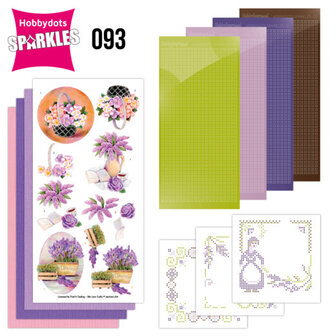 Sparkles Set 93 - Jeanine&#039;s Art - Purple Flowers
