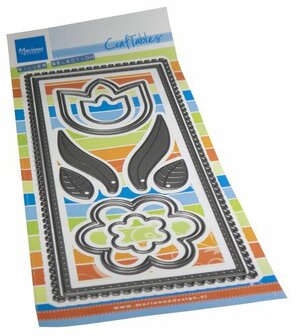 Marianne D Craftable Slimline Bloemen CR1623 92x204mm (04-23)