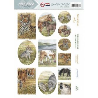SB10804 Scenery Special - Card Deco Essentials - Wild Animals - Dutch