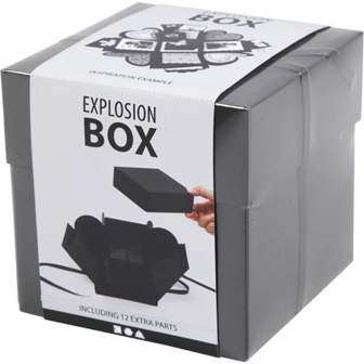 Explosion Box 12x12 cm Zwart