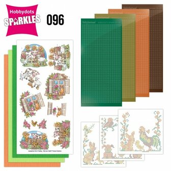 SPDO096 Sparkles Set 96 - Yvonne Creations - Animals and Flowers