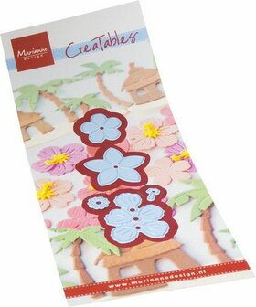Marianne D Creatable Tropische bloemen set LR0815 33 x 80 mm (06-23)