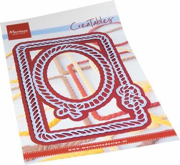 Marianne D Creatable Touw frames - Rechthoek &amp; Ovaal LR0813 88 x 124 mm (06-23)