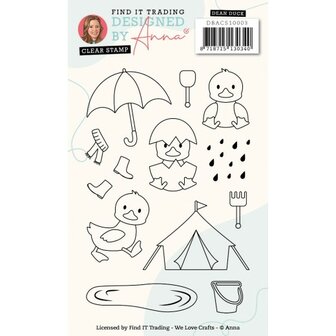 DBACS10003 Designed by Anna - Mix and Match Clear Stamps - Dean Duck