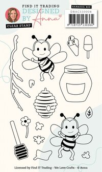 DBACS10004 Designed by Anna - Mix and Match Clear Stamps - Barbara Bee