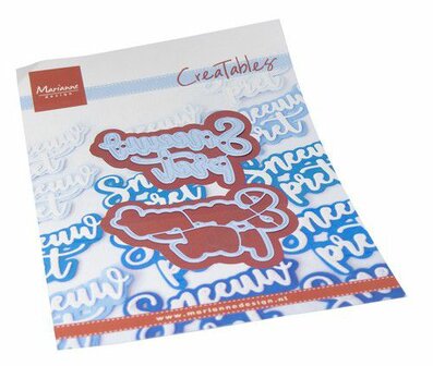 Marianne D Creatable Sneeuwpret LR0823 59x41mm (08-23)