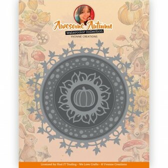 YCD10324 Dies - Yvonne Creations - Awesome Autumn - Autumn Cirlce