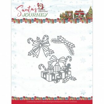 YCD10333 Dies - Yvonne Creations Santa&#039;s Journey - Santa&#039;s Presents