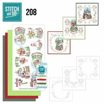Stitch And Do 208 - Yvonne Creations - Santa&#039;s Journey