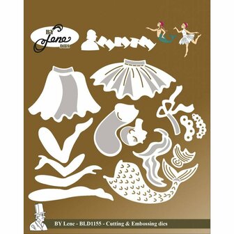 By Lene Fairy Tale 2 Cutting &amp; Embossing Dies (BLD1155)
