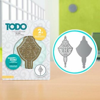 TODO Die Template Set Chandelier Bauble (370360)