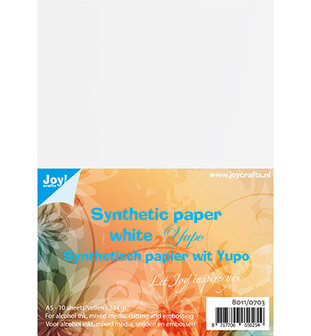 Joy Crafts Synthetisch Papier Yupo 10 sheet - A5 - 234grs.(8011/0703).