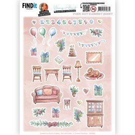 SB10841 Push-Out - Yvonne Creations - Young at Heart - Small Elements A