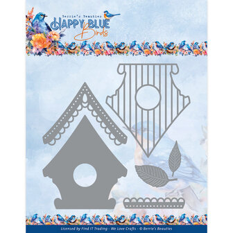 BBD10002 Dies - Berries Beauties - Happy Blue Birds - Happy Birdhouse