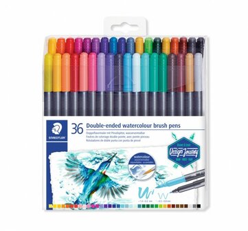 Staedtler Marsgraphic Duo Penseelmarker - Set 36 St