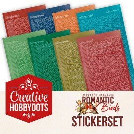 CHSTS049 Stickerset Creative Hobbydots 49 - Romantic Birds