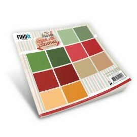 YCPP10080 Paperpack - Yvonne Creations - Gnome for Christmas - Solid Colours