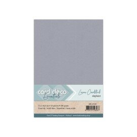 LKK-A5103 Linnen Cardstock - A5 - Elephant Grey 10 vel