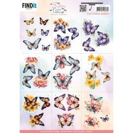 3D Cutting Sheet - Berries Beauties - Flutter Flair - Mini