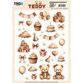 Cutting Sheet - Berries Beauties - Teddy - Small Elements