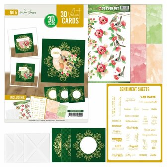 3D Velvet Cards 4K - Garden Classics